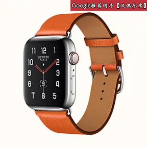 爱马仕/Hermes 橙色 Apple Watch Hermès Series 5腕表，搭配44毫米单圈表带 H0250001_00_|_H077053CJ9J